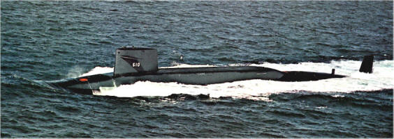 SSBN-610 sea trials