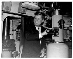 JFK in SSBN-610 Control Room
