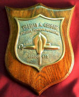 SSBN-610 brass plaque - image
