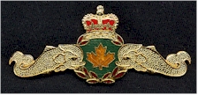 Canadian, metal and enamel dolphins - image