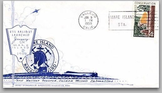 USS Halibut SSGN-587 Launch cover